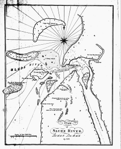 Plan of Slude River. Lat. 52°.15' N. Lon. 83°.20' W. by S.H.