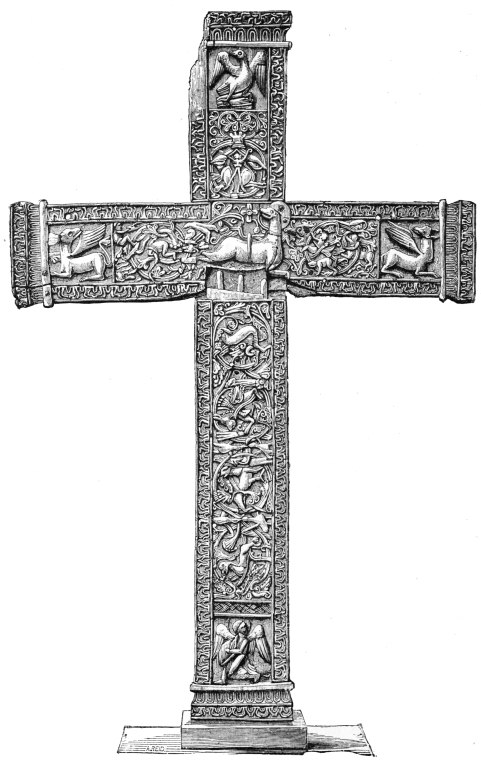 BACK OF CROSS OF KING FERDINAND I. ARCHÆOLOGICAL MUSEUM. MADRID