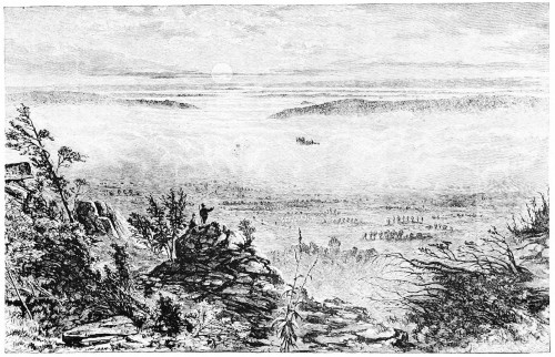 THE INVASION OF MARYLAND  (View from Maryland Heights)