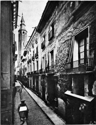[Image not available: Street in Saragossa]