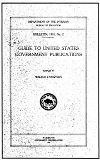 Guide to United States Government Publications