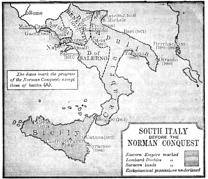 SOUTH ITALY BEFORE THE NORMAN CONQUEST
