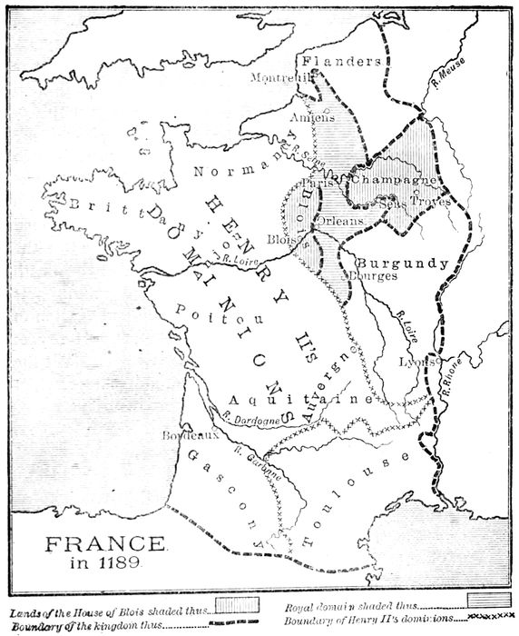 FRANCE in 1189