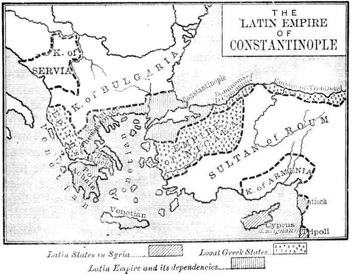 THE LATIN EMPIRE OF CONSTANTINOPLE
