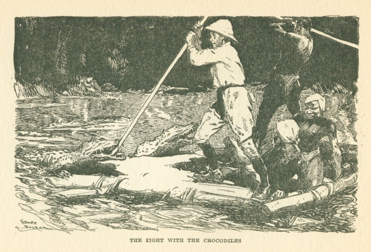THE FIGHT WITH THE CROCODILES